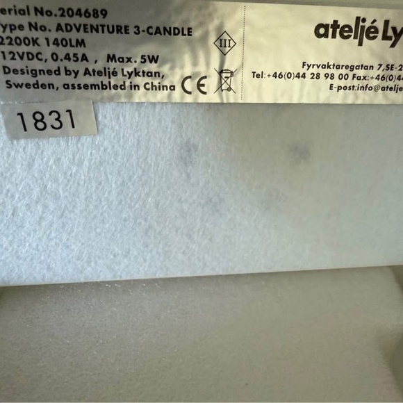 ateljé Lyktan Adventure Table-advent candle 3-arm - Picture 10 of 10